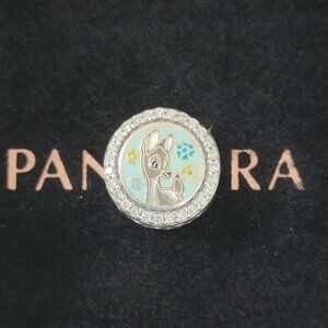 Pandora Exclusive Charm Bambi Flower Garden 2023 Retired Bead Charm S925 Silver